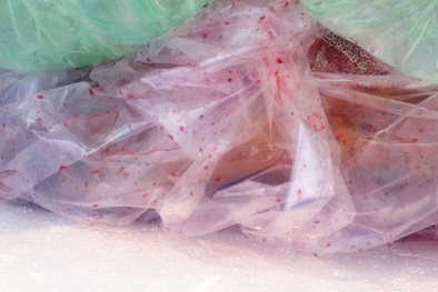 Phát hiện bàn chân bị đứt trên xe khách